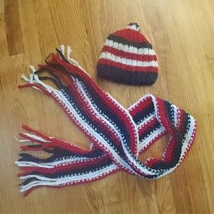 Hat and scarf set (girl or boy)